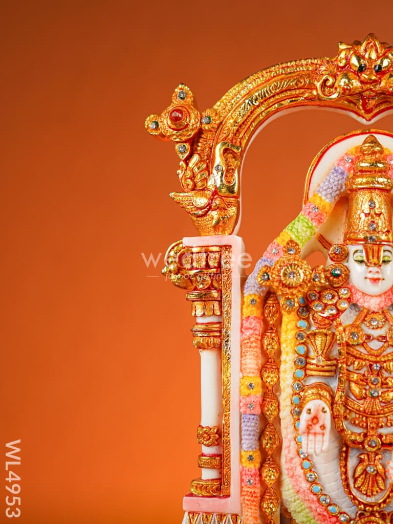 Marble Dust: Tirupati Balaji Idol - 14 inch - WL4953