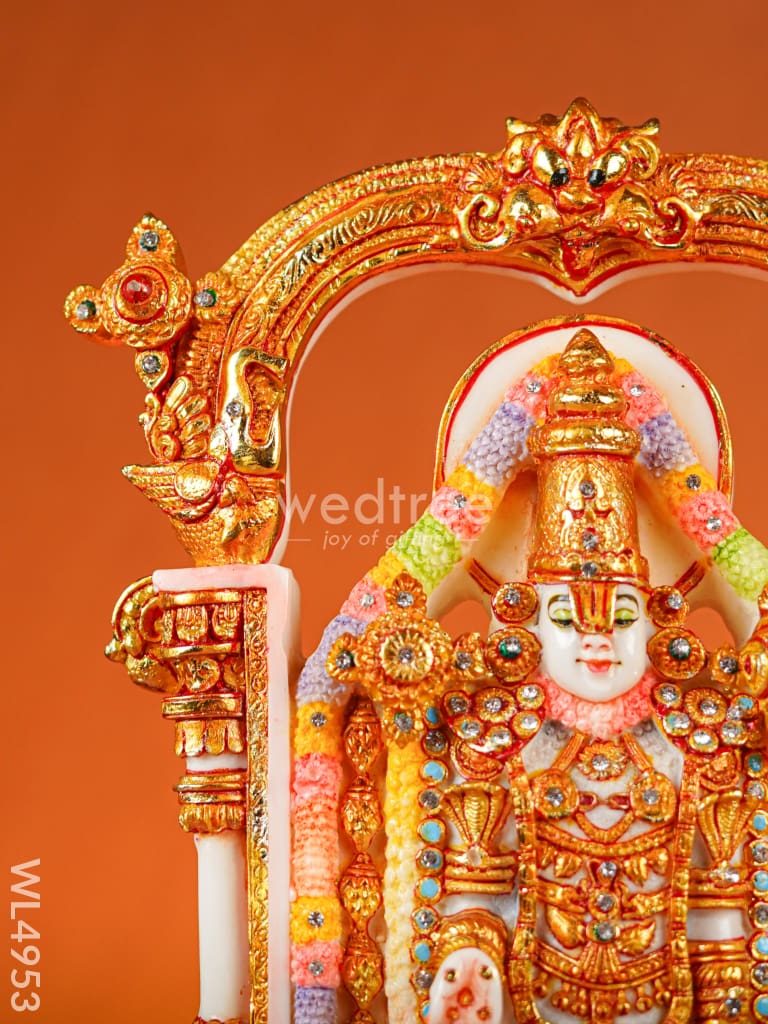 Marble Dust: Tirupati Balaji Idol - 14 inch - WL4953