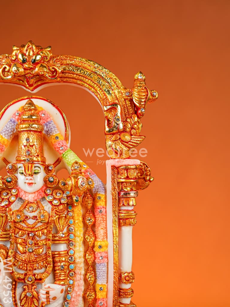 Marble Dust: Tirupati Balaji Idol - 14 inch - WL4953