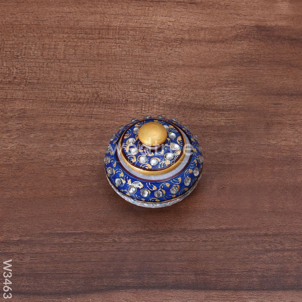 Marble Kumkum Holder - W3463