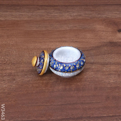 Marble Kumkum Holder - W3463