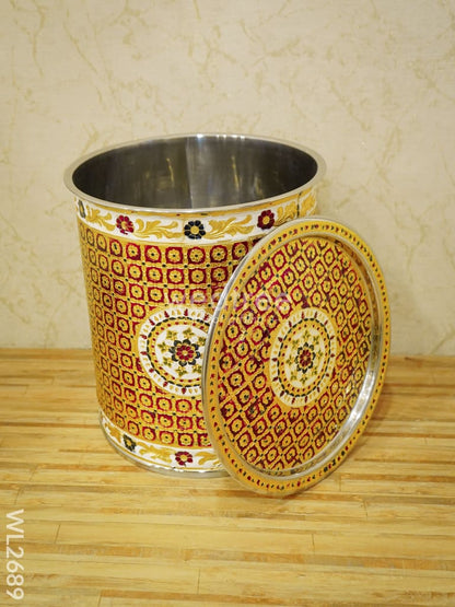 Meenakari Drum - 14.5 inches - WL2689