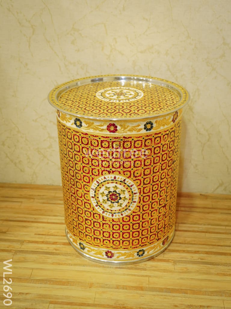 Meenakari Drum - 16.5 inches - WL2690