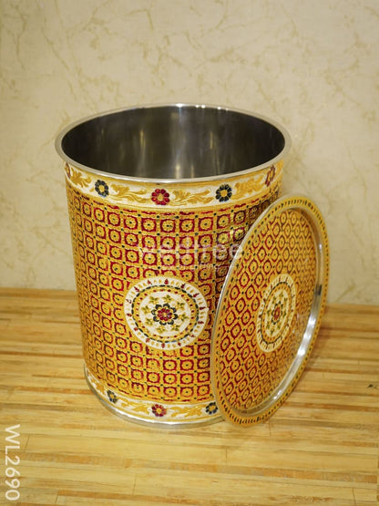 Meenakari Drum - 16.5 inches - WL2690