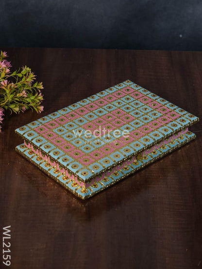 Meenakari Dry Fruit Box (12 X 8 Inch) - WL2159