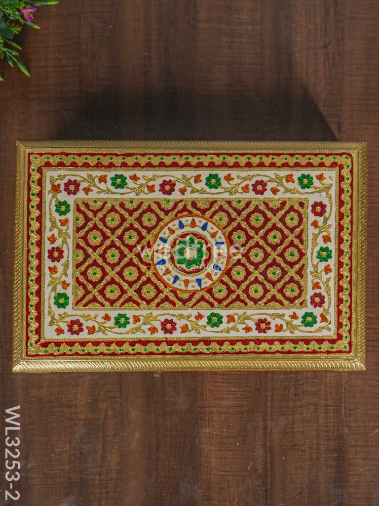 Meenakari Manai - 18x12 - WL3253-2