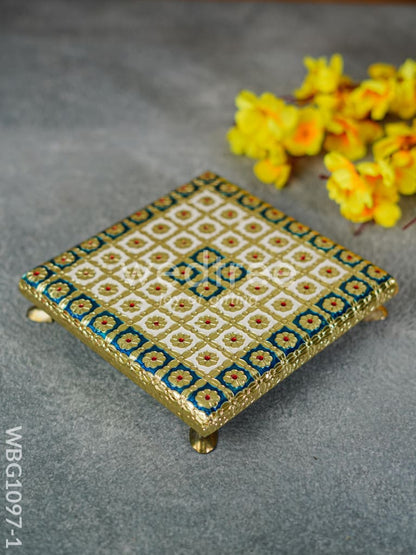 Meenakari Manai - 8x8 inch - WBG1097