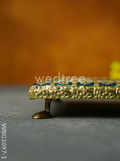 Meenakari Manai - 8x8 inch - WBG1097