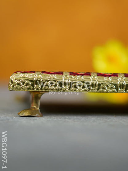 Meenakari Manai - 8x8 inch - WBG1097