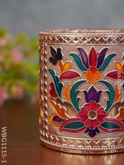 Pen Stand With Floral Design - Wbg1115