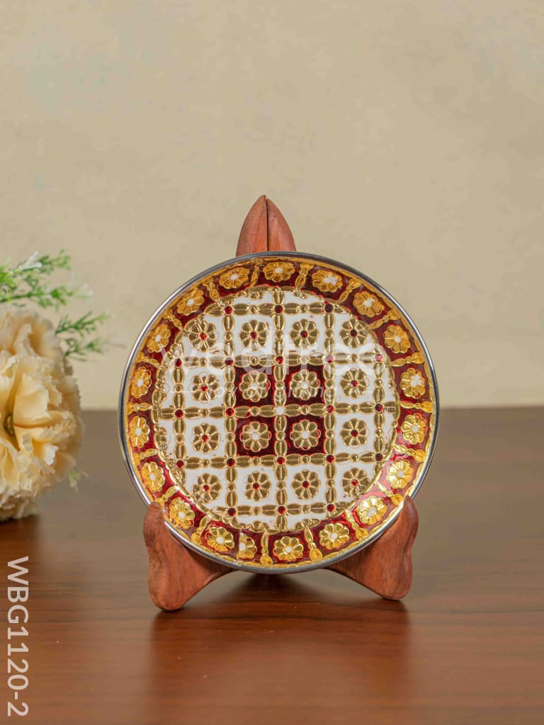 Meenakari Plate - WBG1120