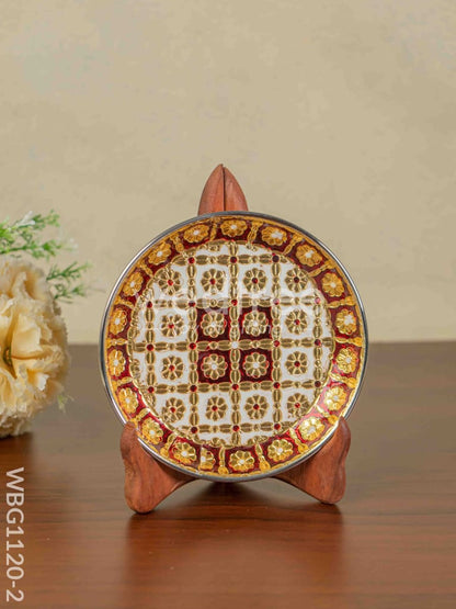 Meenakari Plate - WBG1120
