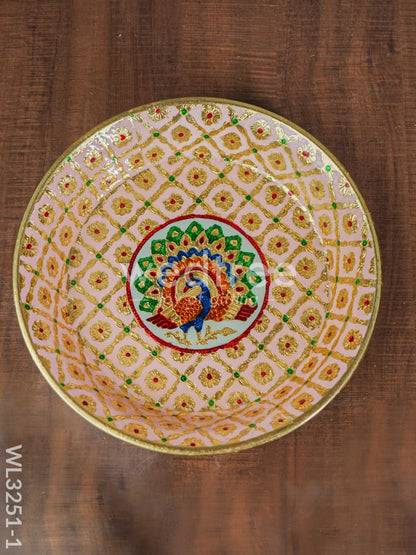Meenakari Thambaalam Plate - WL3251