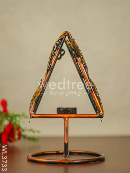 Metal Butterfly T Light Holder with Stand - WL3733