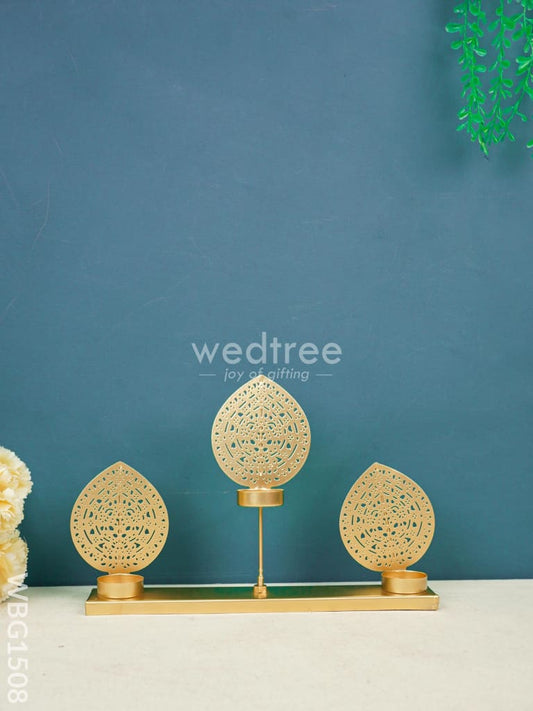 Metal Decor Candle Holder - WBG1508