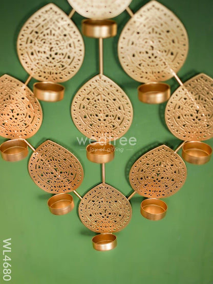 Metal Decor Candle Holder - WL4680
