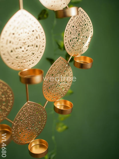 Metal Decor Candle Holder - WL4680