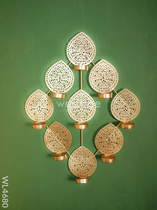 Metal Decor Candle Holder - WL4680