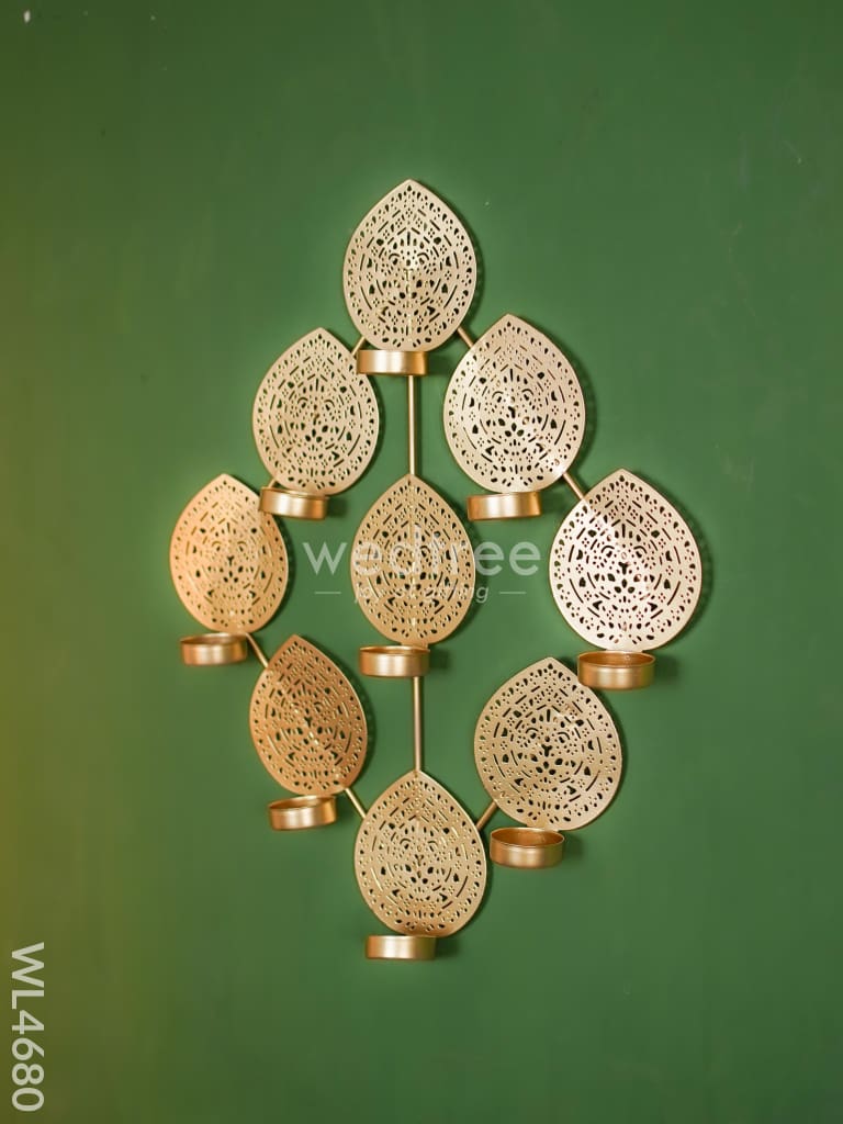 Metal Decor Candle Holder - WL4680