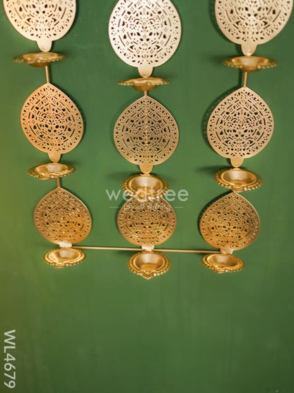 Metal Decor Diya Holder - WL4679