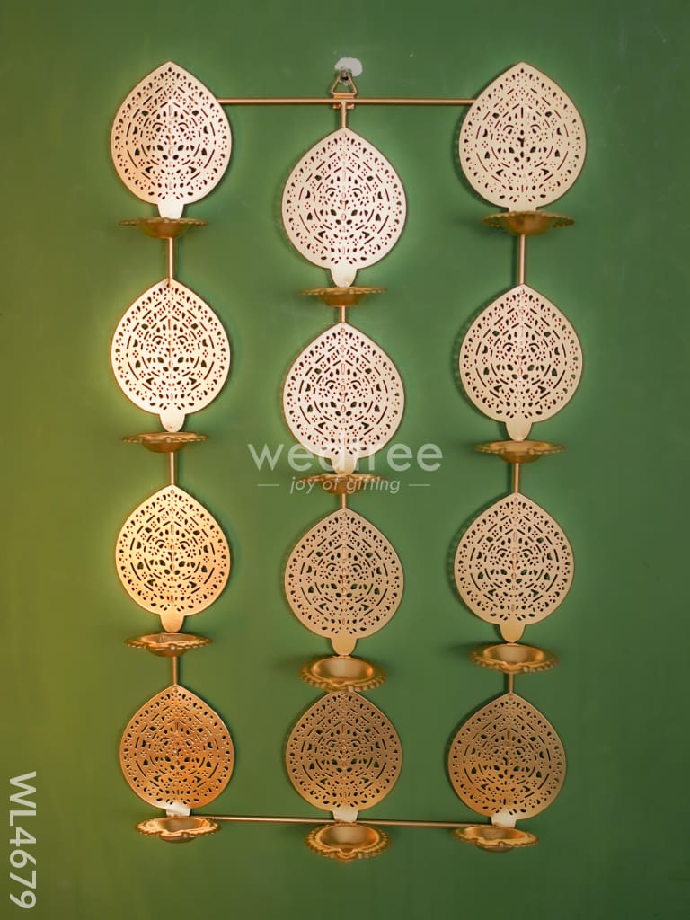 Metal Decor Diya Holder - WL4679