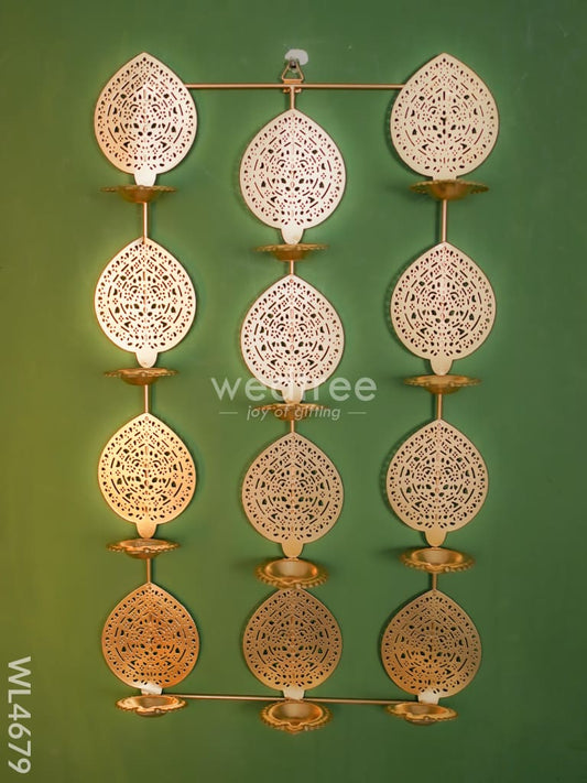 Metal Decor Diya Holder - WL4679