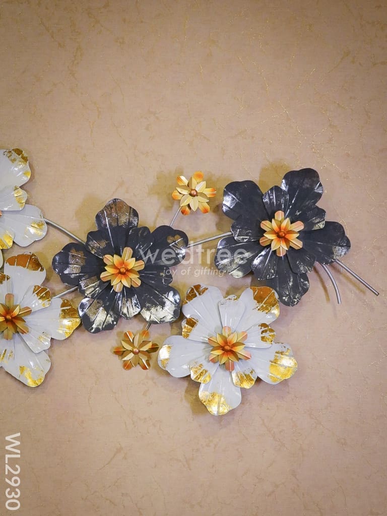 Metal Décor Hanging - Flowers - WL2930