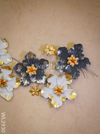 Metal Décor Hanging - Flowers - WL2930