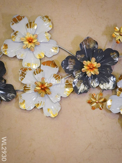 Metal Décor Hanging - Flowers - WL2930
