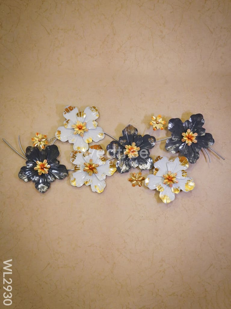 Metal Décor Hanging - Flowers - WL2930