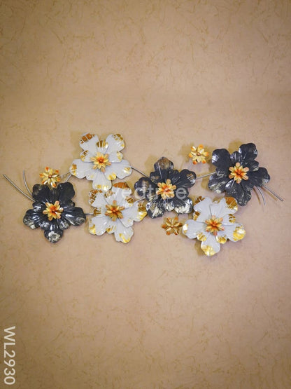 Metal Décor Hanging - Flowers - WL2930