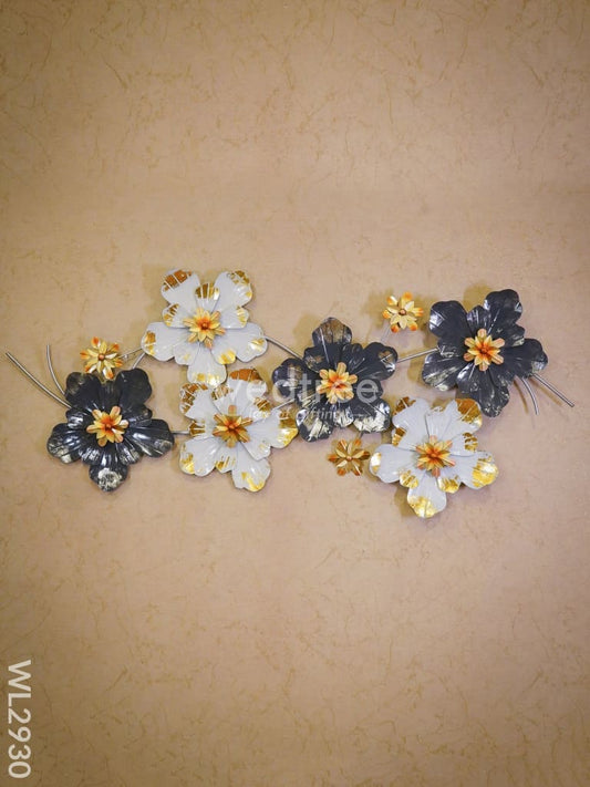 Metal Décor Hanging - Flowers - WL2930