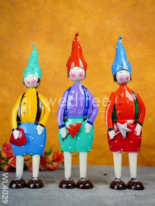 Metal Decor Showpieces - Set of 3 - WL4029