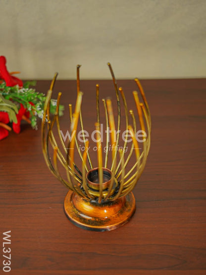 Metal Decorative T Light Holder - WL3730