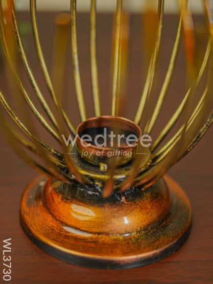 Metal Decorative T Light Holder - WL3730