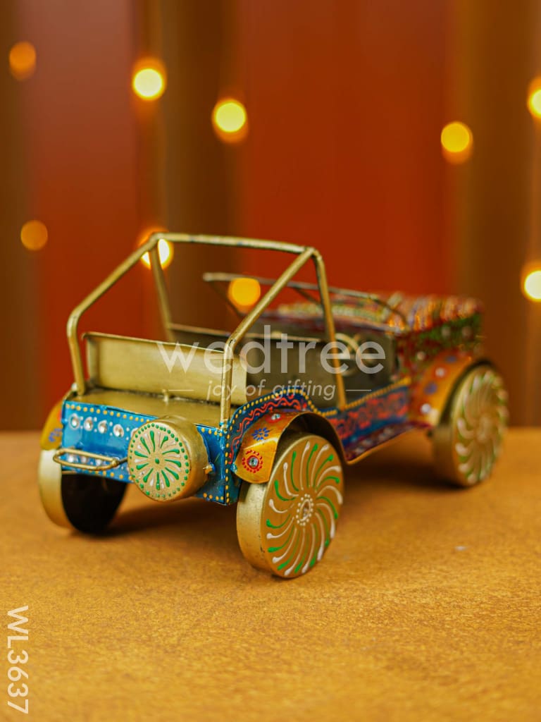Metal Handpainted Jeep - WL3637