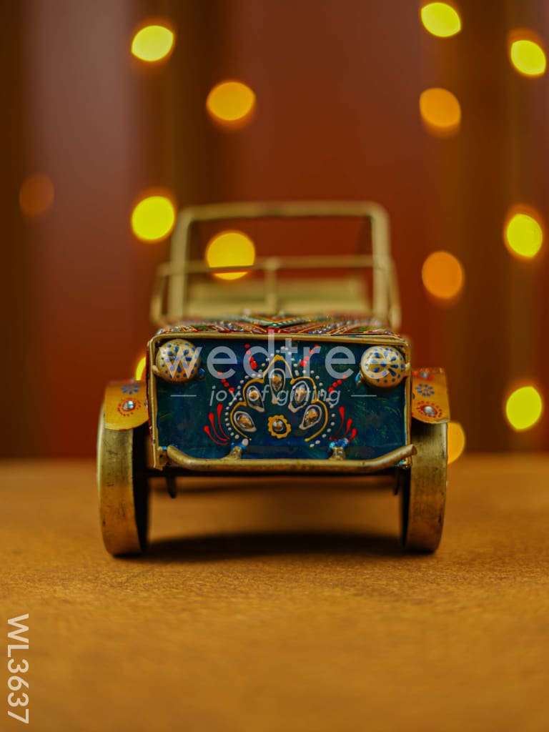 Metal Handpainted Jeep - WL3637