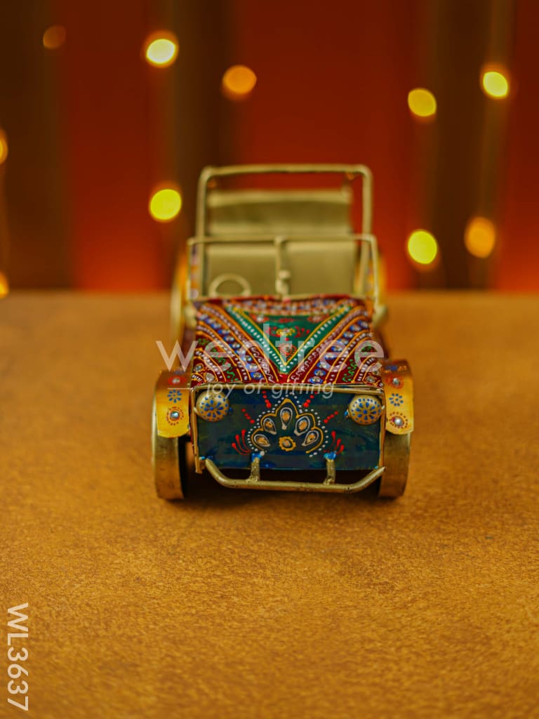 Metal Handpainted Jeep - WL3637