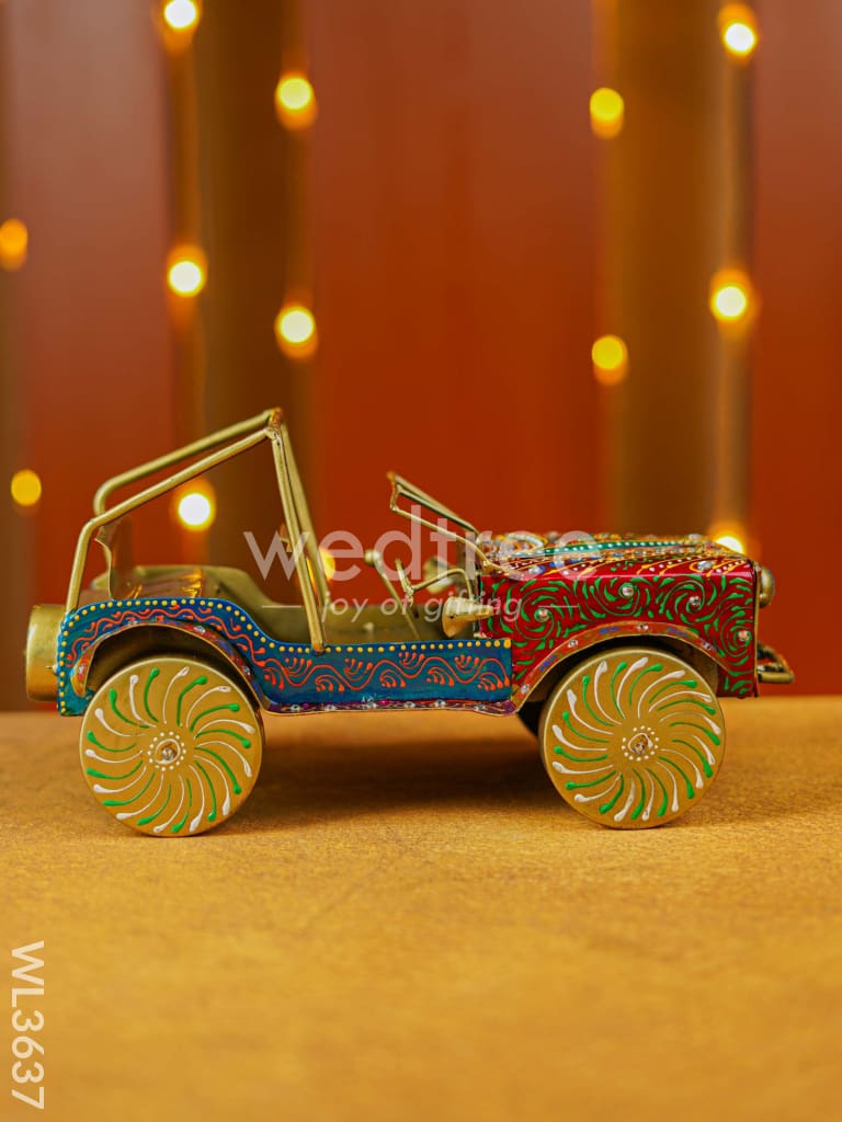 Metal Handpainted Jeep - WL3637