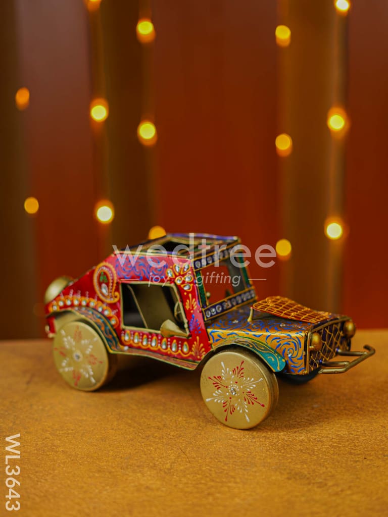 Metal Handpainted Jeep - WL3643