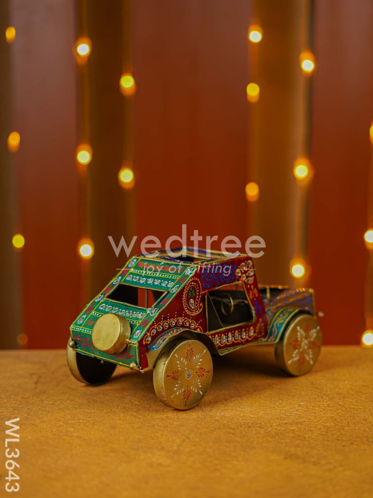 Metal Handpainted Jeep - WL3643
