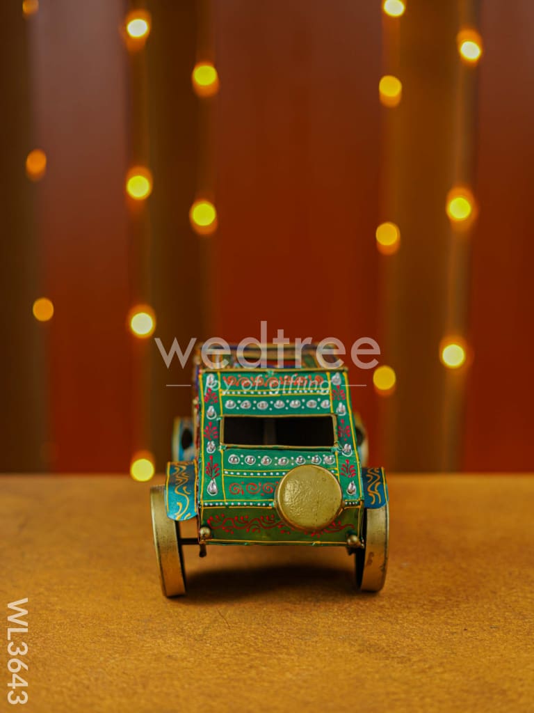 Metal Handpainted Jeep - WL3643