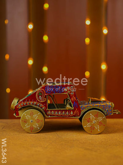 Metal Handpainted Jeep - WL3643