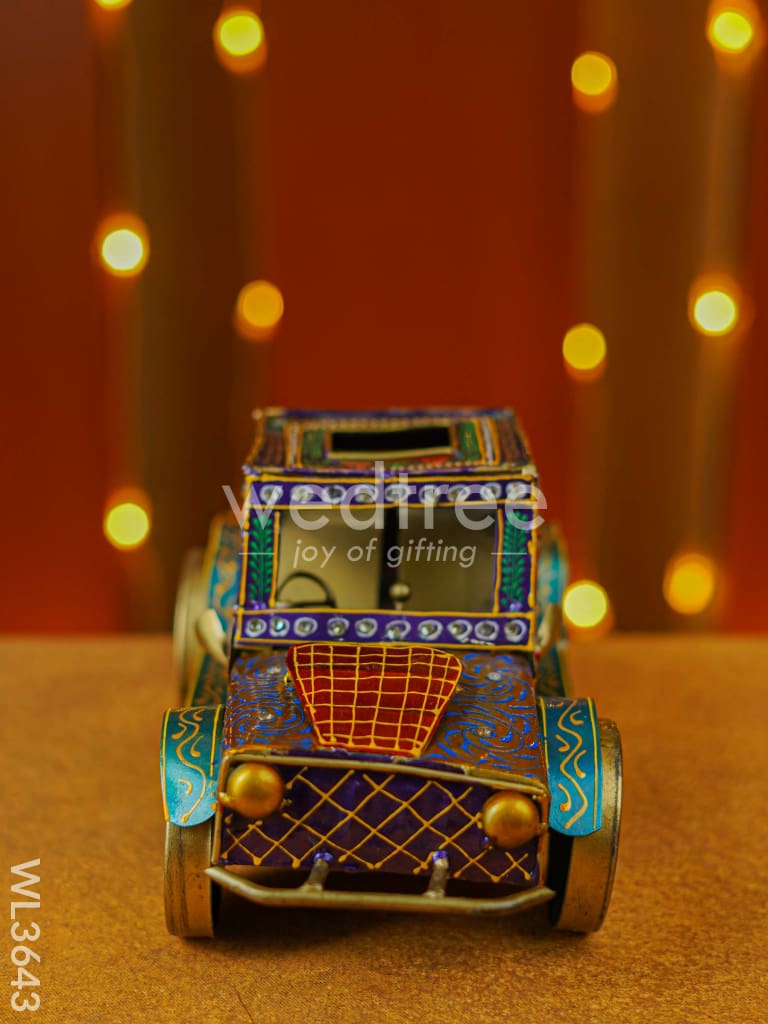 Metal Handpainted Jeep - WL3643