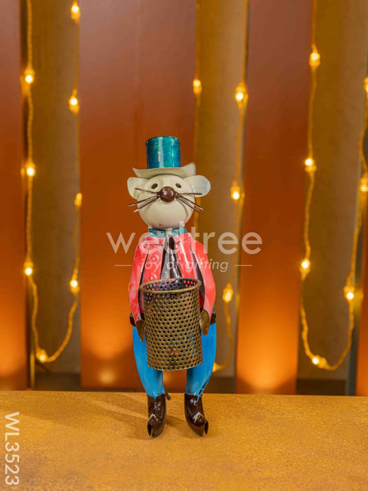 Metal Handpainted Mouse Pen Stand - WL3523