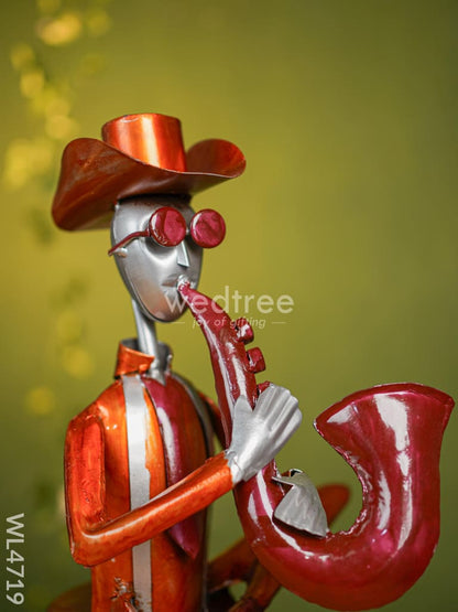 Metal Handpainted Musician Set of 3 - WL4719