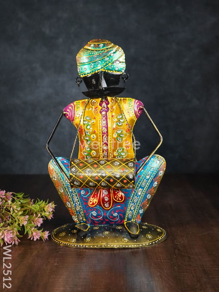Metal Handpainted Musician Showpieces (Set of 3) - WL2512