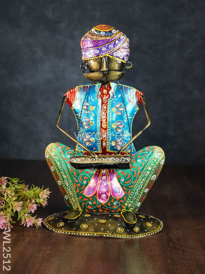 Metal Handpainted Musician Showpieces (Set of 3) - WL2512