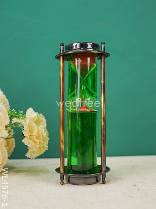Metal Hourglass with Gel - WL4576