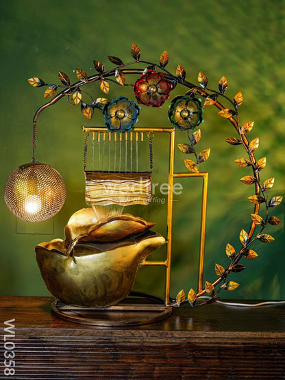 Metal Lamp with water fountain - WL0358
